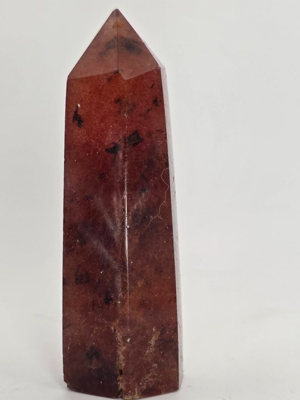 Strawberry Quartz Tower Crimson Spark (2.9 in, 64 g)